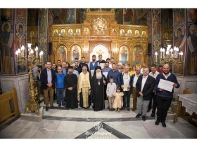 Οι Ιεροψάλτες της Δημητριάδος τίμησαν τον Προστάτη τους –Αγιασμός στην Σχολή Βυζαντινής Μουσικής